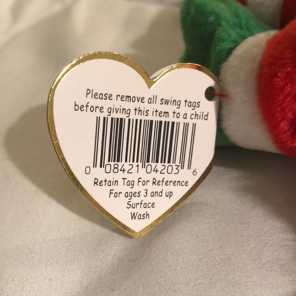 “Santa” Ty Beanie Baby, Red Santa, Vintage Collectible, #3 out of 4 - Picture 10 of 13
